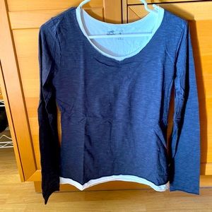 Women’s Gray Horny Toad Long Sleeve Shirt Size Medium
